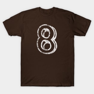 8 Fun Font - Distressed T-Shirt